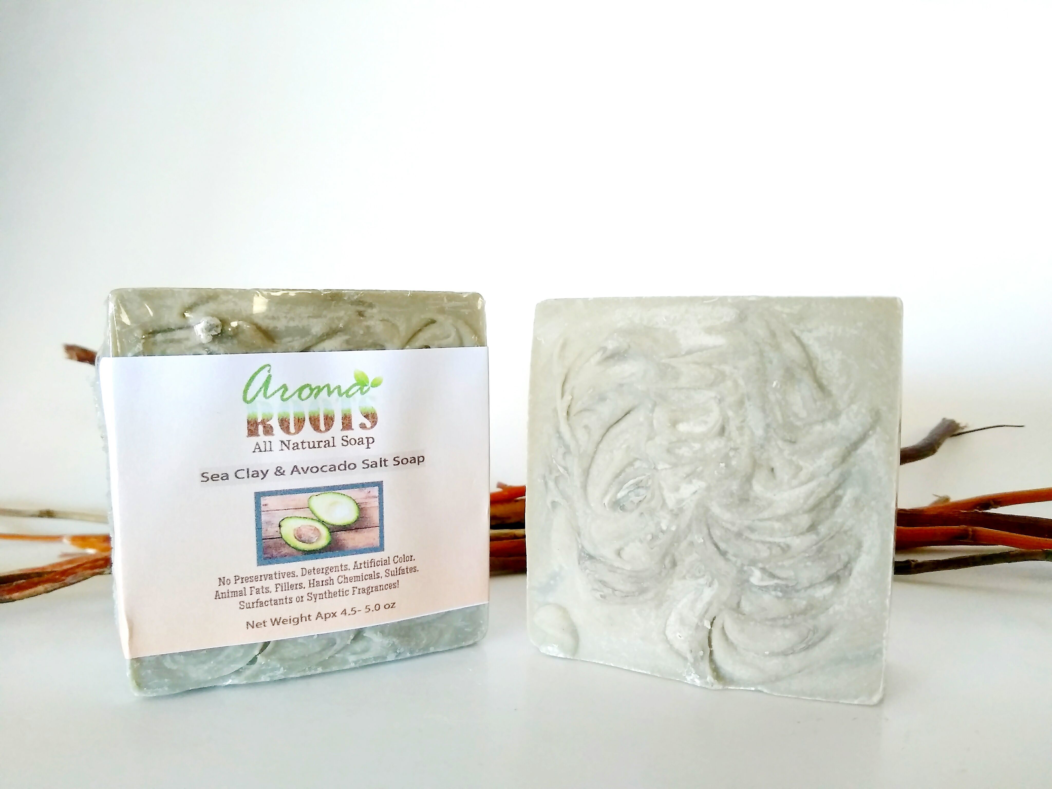 Sea Clay & Avocado Salt Bar 717880860340