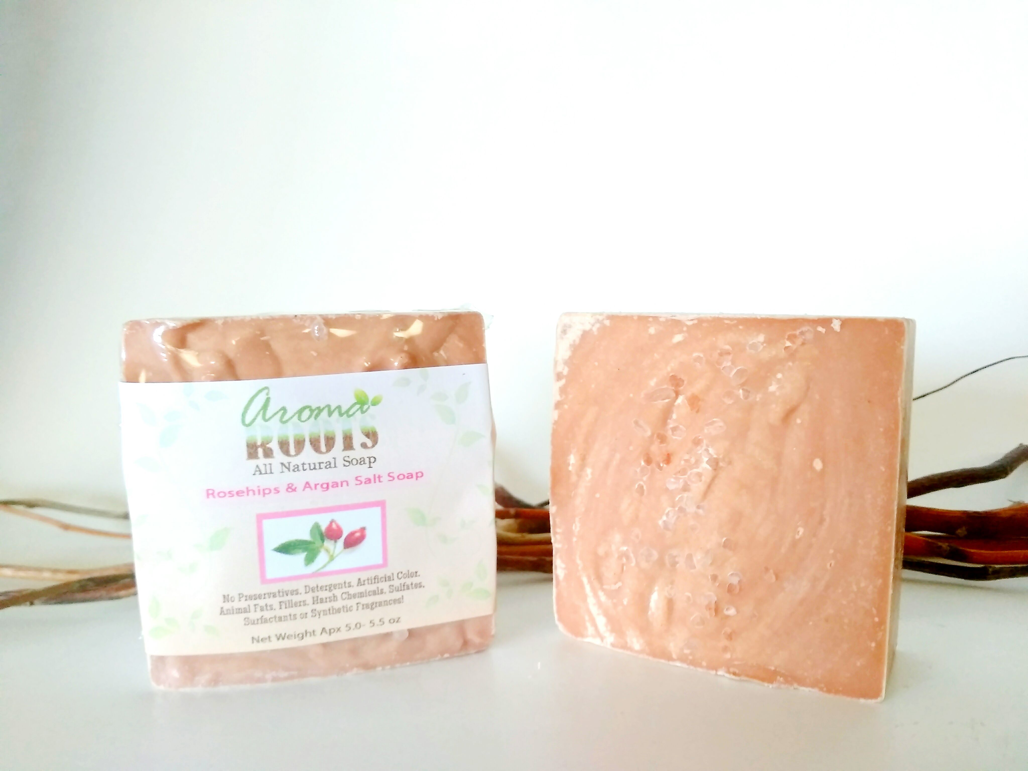 Rosehips & Argan Spa Salt Bar 0703546605349