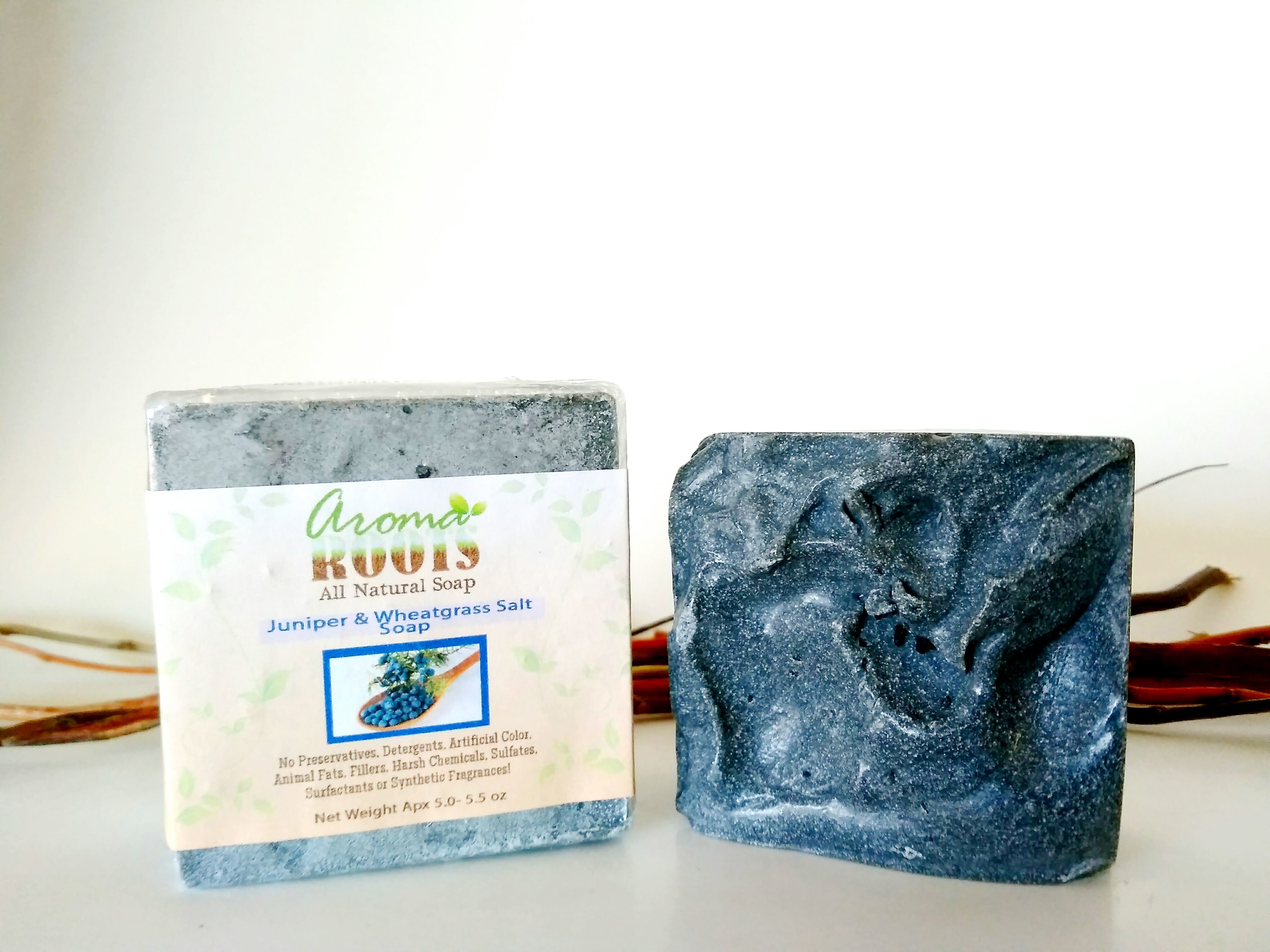 Juniper Wheatgrass Salt Bar 0703546605363