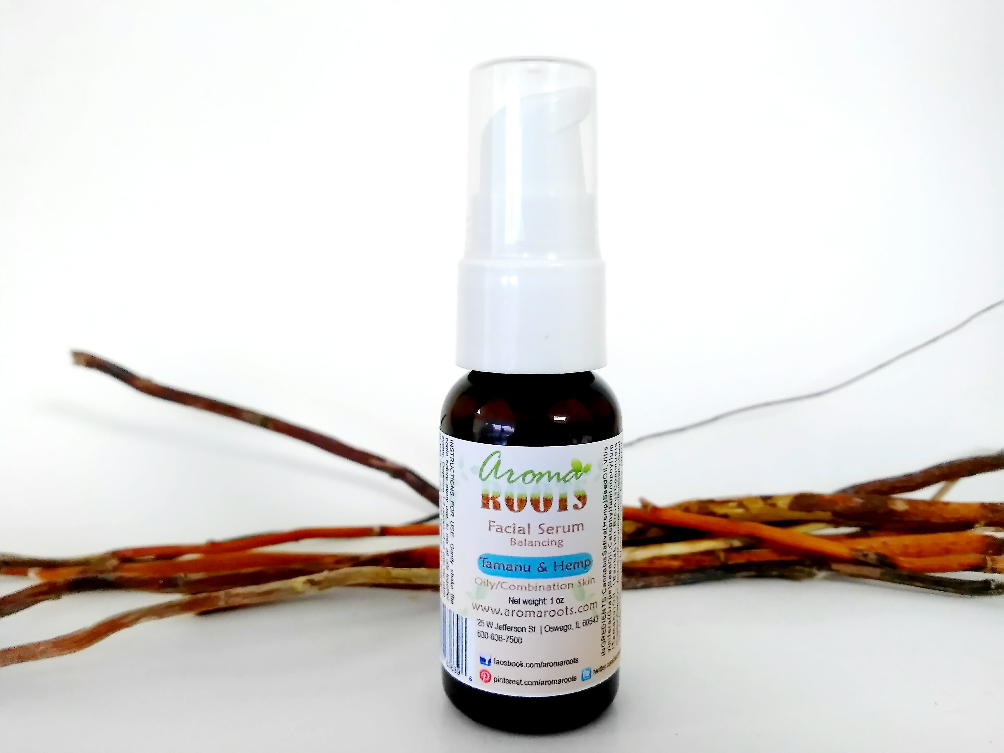 Tamanu & Hemp Balancing Facial Serum 608119636396