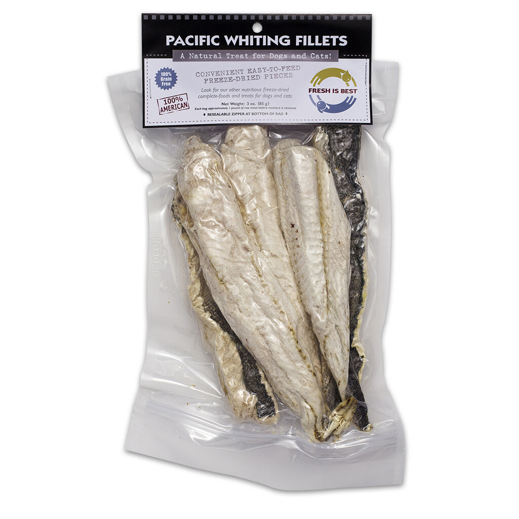 Freeze-Dried Pacific Whiting Fillets Freeze-Dried Pacific Whiting Fillets