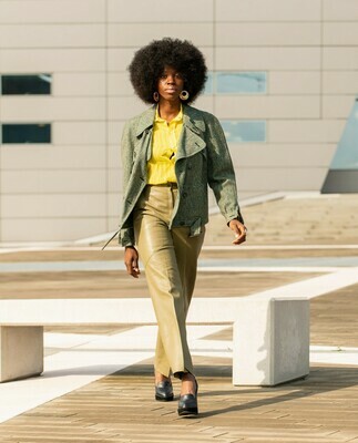 Vintage High Waisted Leather Trousers Vintage High Waisted Leather Trousers