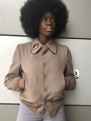 Vintage 70's Wool Bomber tailored Jacket Vintage 70's Wool Bomber tailored Jacket