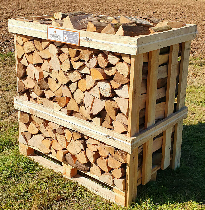 STANDARD CRATE OF KILN DRIED HARDWOOD MIXED LOGS STANDARD CRATE OF KILN DRIED HARDWOOD MIXED LOGS