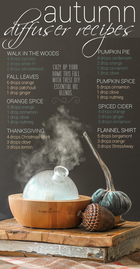 EOs: Fall Diffuser Recipes for Essential Oils EOs: Fall Diffuser Recipes for Essential Oils