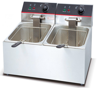 Counter Top Deep Fryer Double tank & Basket premium 6 ltr Counter Top Deep Fryer Double tank & Basket premium 6 ltr