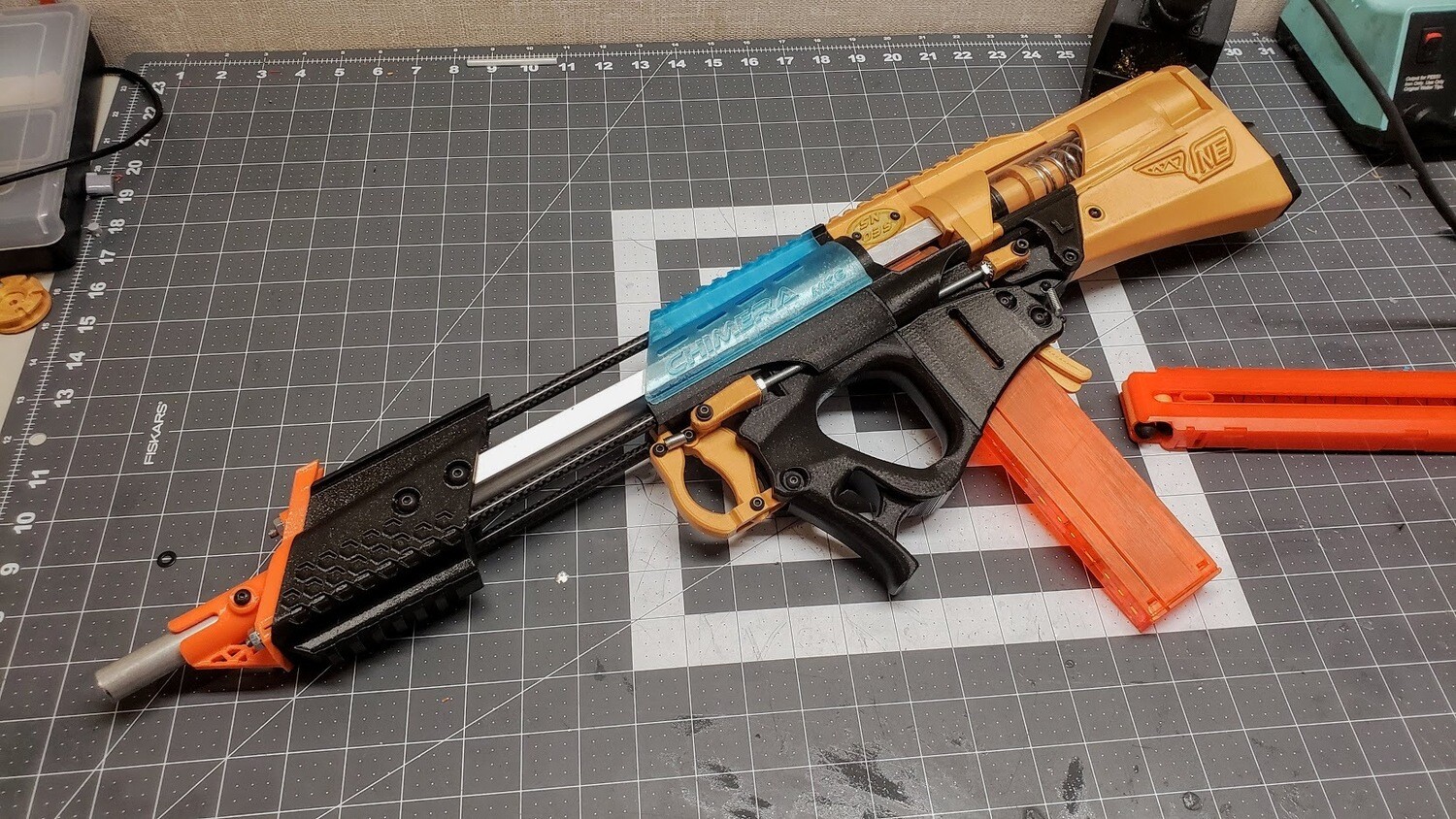 Chimera MK6.1 Pump Action Bullpup Nerf Blaster SN039