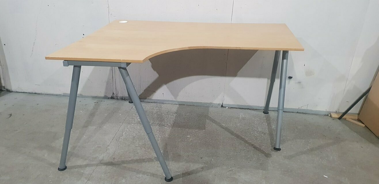 Ikea Galant High Adjustable Beech Desk No170210