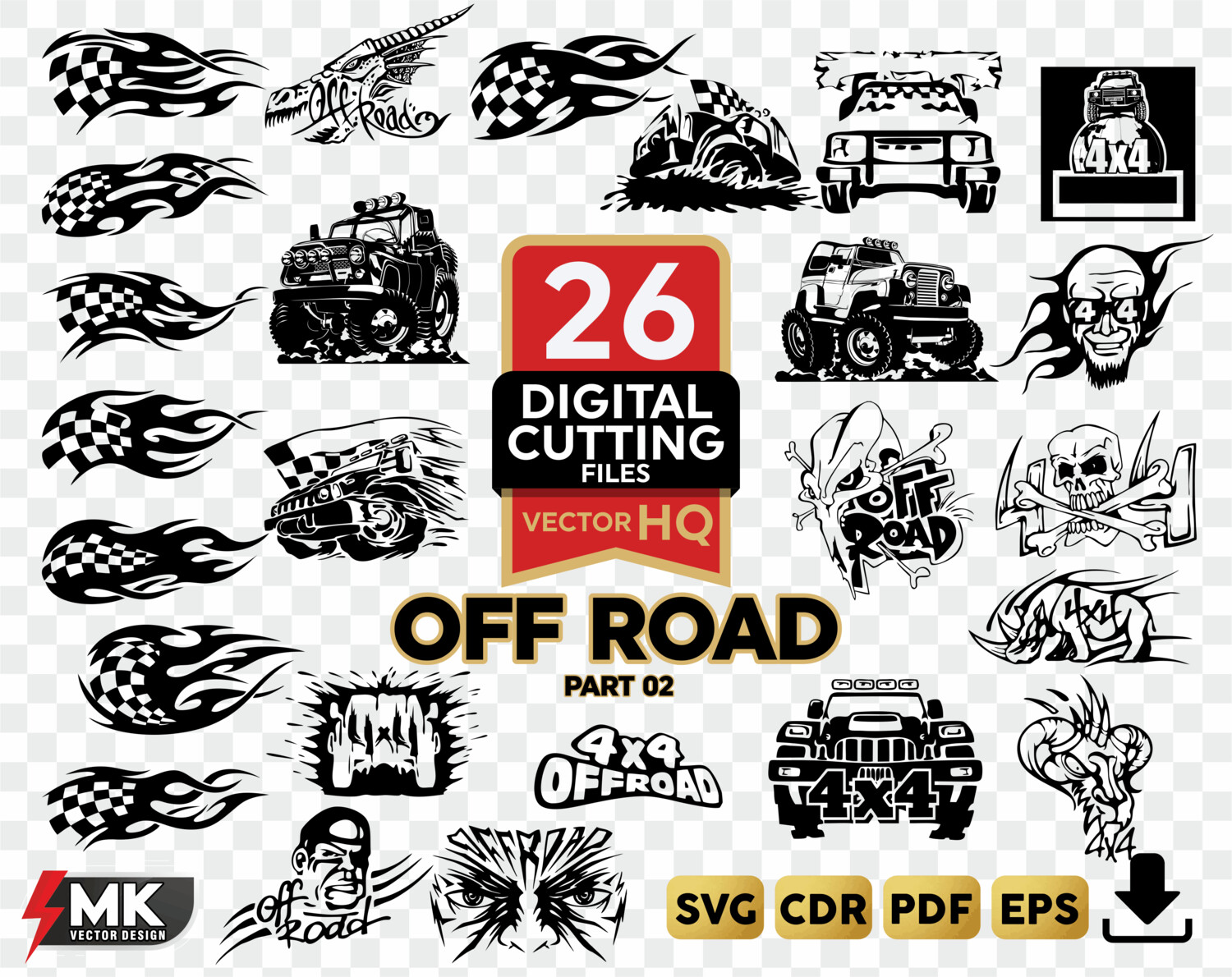 Download OFFROAD SVG #02 Silhouette Clipartsvgcut by SVGMKCreative