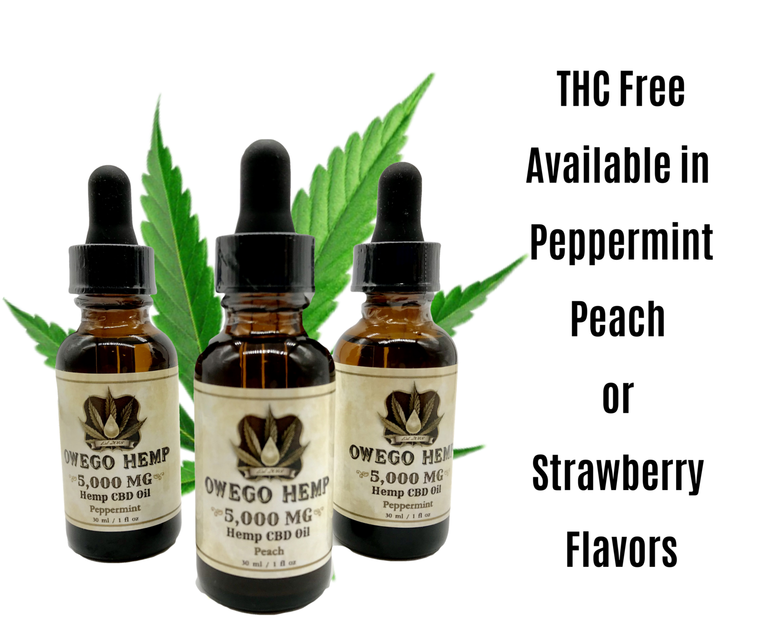 THC FREE 5 000  MG  CBD  Isolate Tincture Oil  Owego Hemp