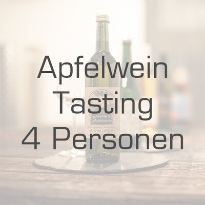 Ticket/Gutschein: Apfelwein-Tasting für 4 Personen Ticket/Gutschein: Apfelwein-Tasting für 4 Personen