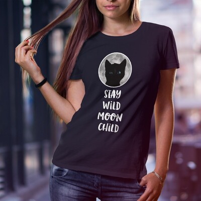 Cat & Moon - Stay Wild Moon Child! Cat & Moon - Stay Wild Moon Child!
