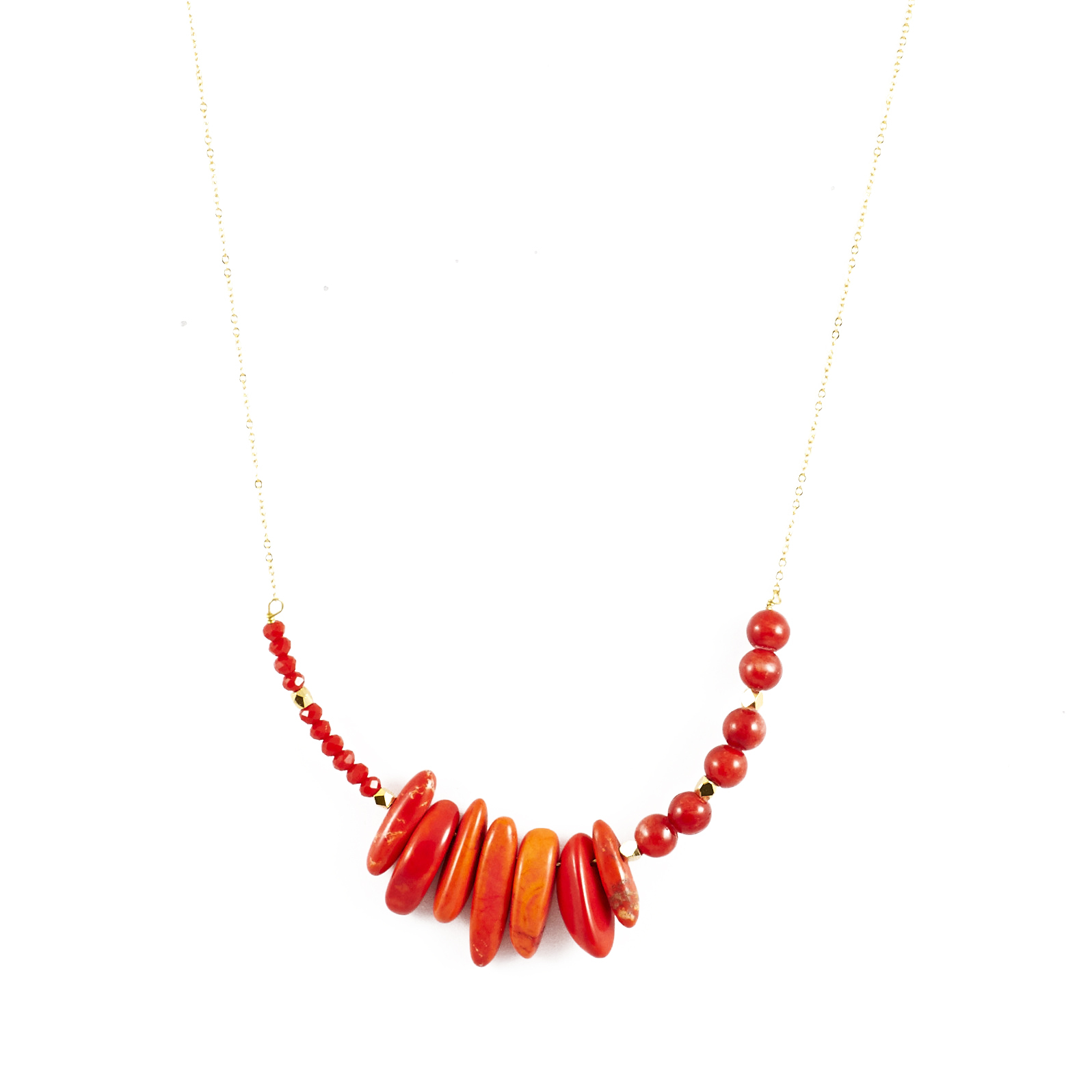 Collier Miramar - Bijou pierre Doré 16K Azucar Bijoux Collier Miramar - Bijou pierre Doré 16K Azucar Bijoux