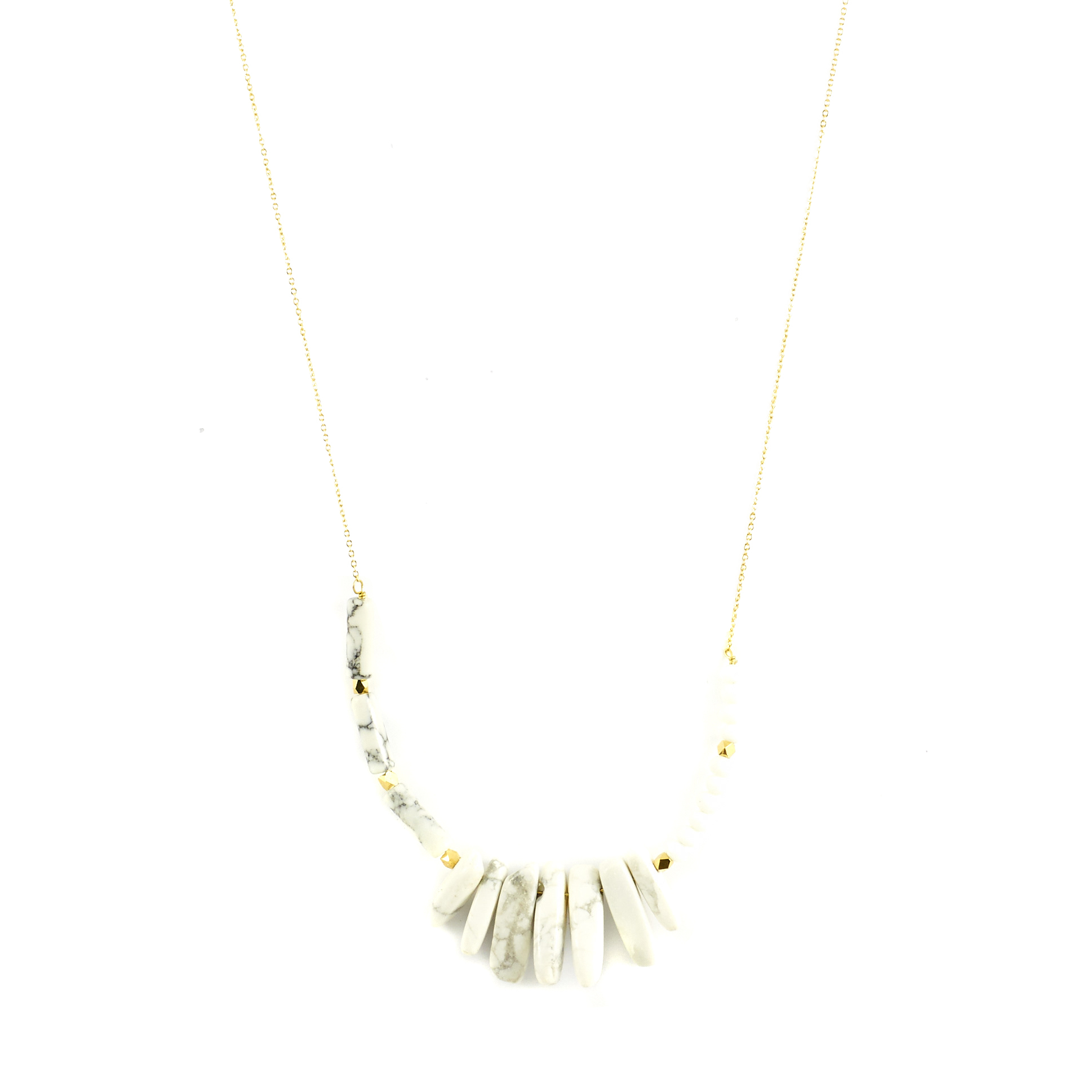 Collier Miramar - Bijou pierre Doré 16K Azucar Bijoux Collier Miramar - Bijou pierre Doré 16K Azucar Bijoux