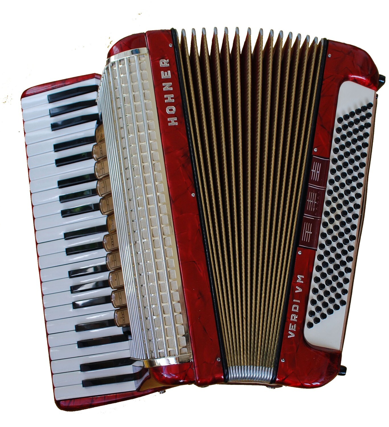 S/H Hohner Verdi V M 120 Bass Piano Accordion