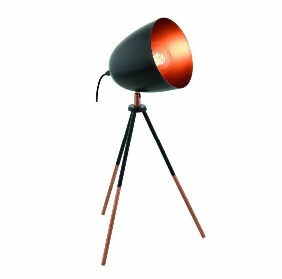 Chester Black/Copper Table Lamp 49385 Chester Black/Copper Table Lamp 49385