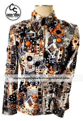 Black , Gray & Orange Jacket Black , Gray & Orange Jacket