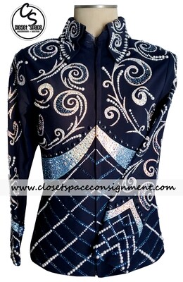 'Dawn Haas Myers' Navy & White Showmanship Set 'Dawn Haas Myers' Navy & White Showmanship Set
