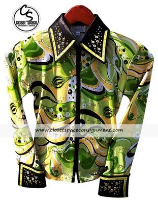 'Hobby Horse' Green, Black & Yellow Shirt 'Hobby Horse' Green, Black & Yellow Shirt