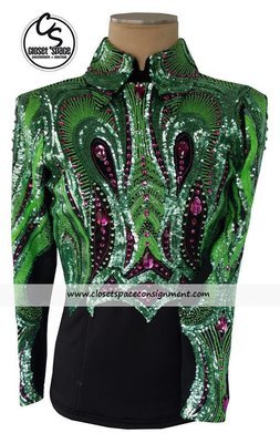 'Wicked Crystals by Christie' Black, Green & Pink Top - NEW 'Wicked Crystals by Christie' Black, Green & Pink Top - NEW