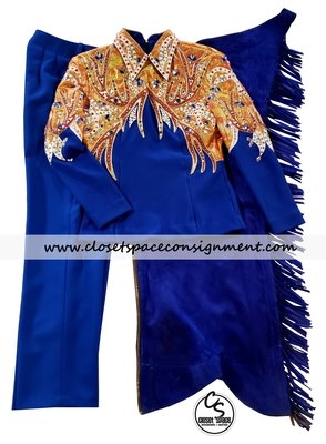 'Carolina Beverly Hills' Royal & Orange 4 PC Set 'Carolina Beverly Hills' Royal & Orange 4 PC Set