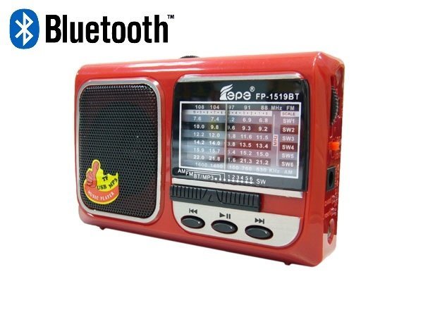 Радиоприемник Fepe FP-1519BT (USB,Bluetooth)/80 Радиоприемник Fepe FP-1519BT (USB,Bluetooth)/80