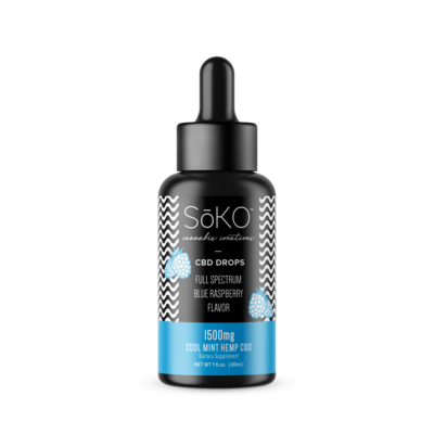 Soko Hemp CBD 500mg Blue Raspberry Tincture Soko Hemp CBD 500mg Blue Raspberry Tincture