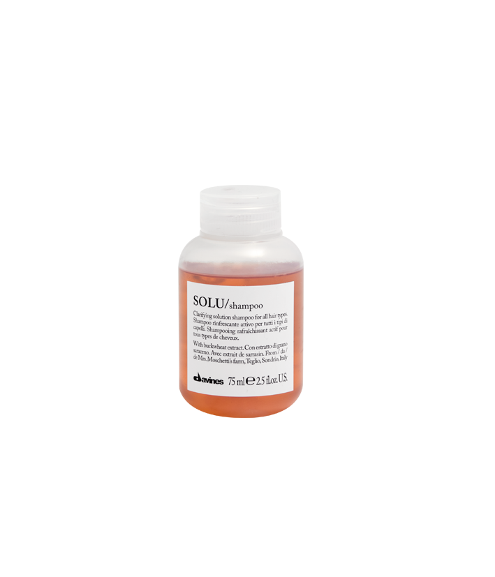 Davines SOLU Shampoo Travel Size 75 ml | Limpieza Profunda Davines SOLU Shampoo Travel Size 75 ml | Limpieza Profunda