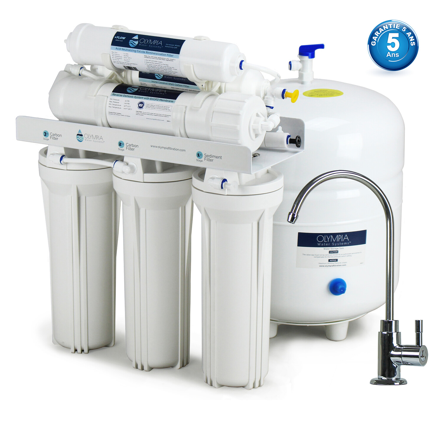 Alkaline Remineralization 50GPD Reverse Osmosis System