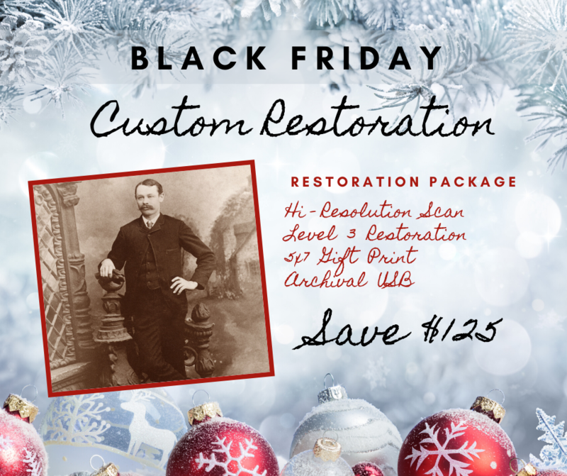 Photo Restoration Package - SAVE $100 Photo Restoration Package - SAVE $100