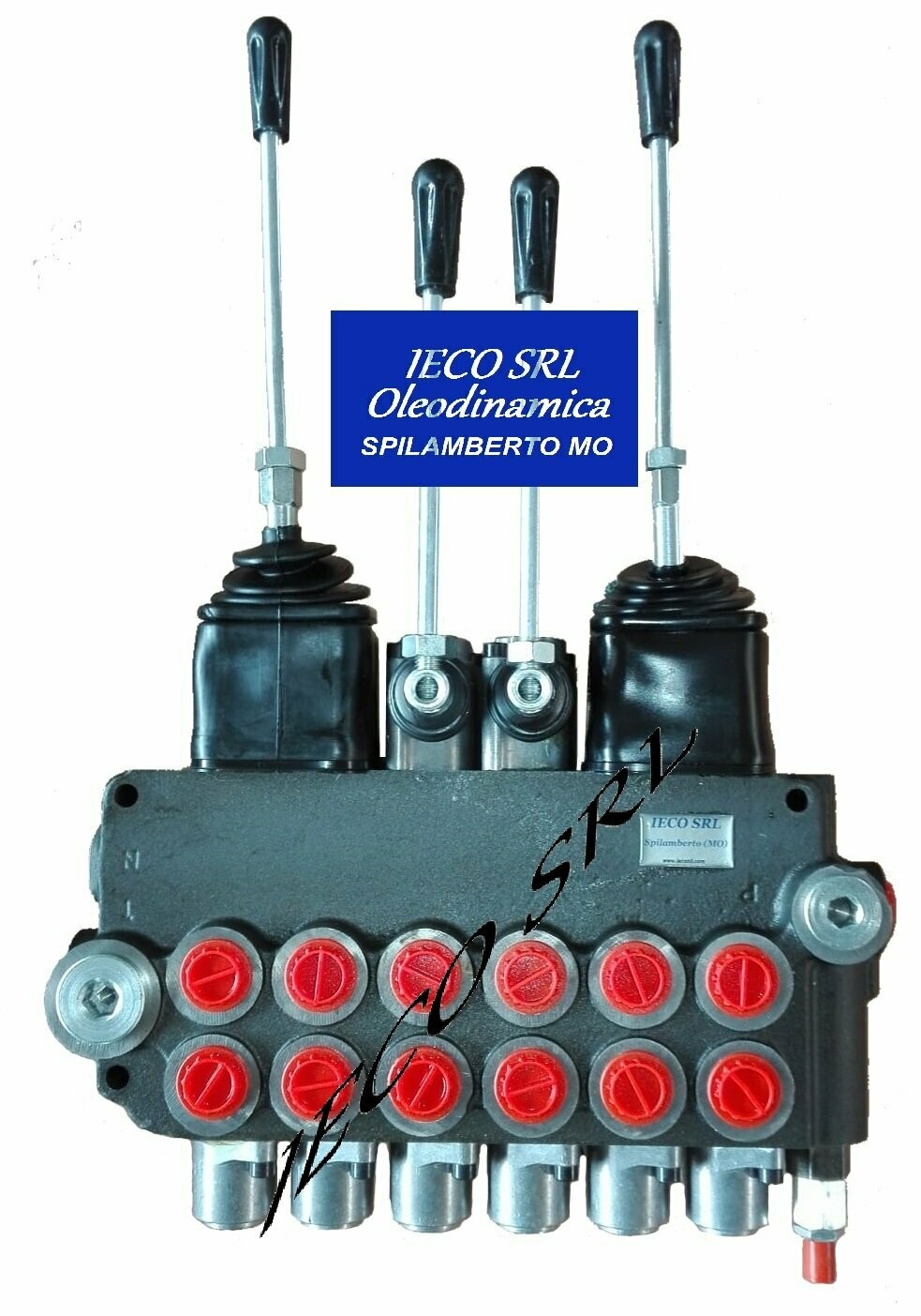 Distributore Oleodinamico Doppio Effetto A 2 Leve 3/8" 40 Litri 180 Bar Completo Di Innesti Rapidi 00123612 - Foto 10