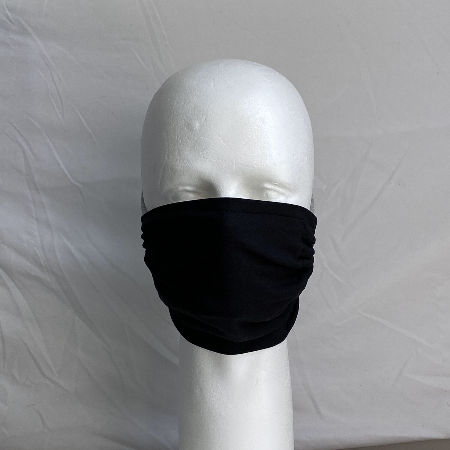 Solid Black Adjustable Reusable Cloth Face Mask Our Store Surf and