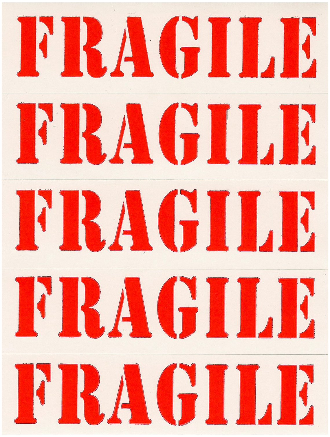 Fragile Labels