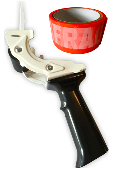 Tag-A-Room® Tape-Gun (Tape Dispenser) with Fragile Tape 695582 - 310038