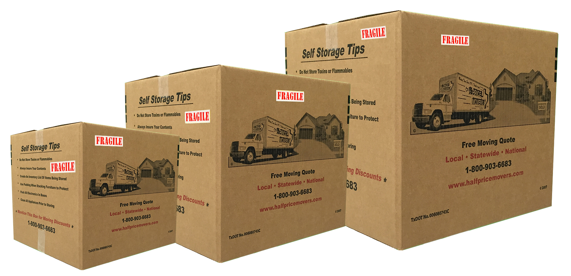Fragile Labels - 125 Count