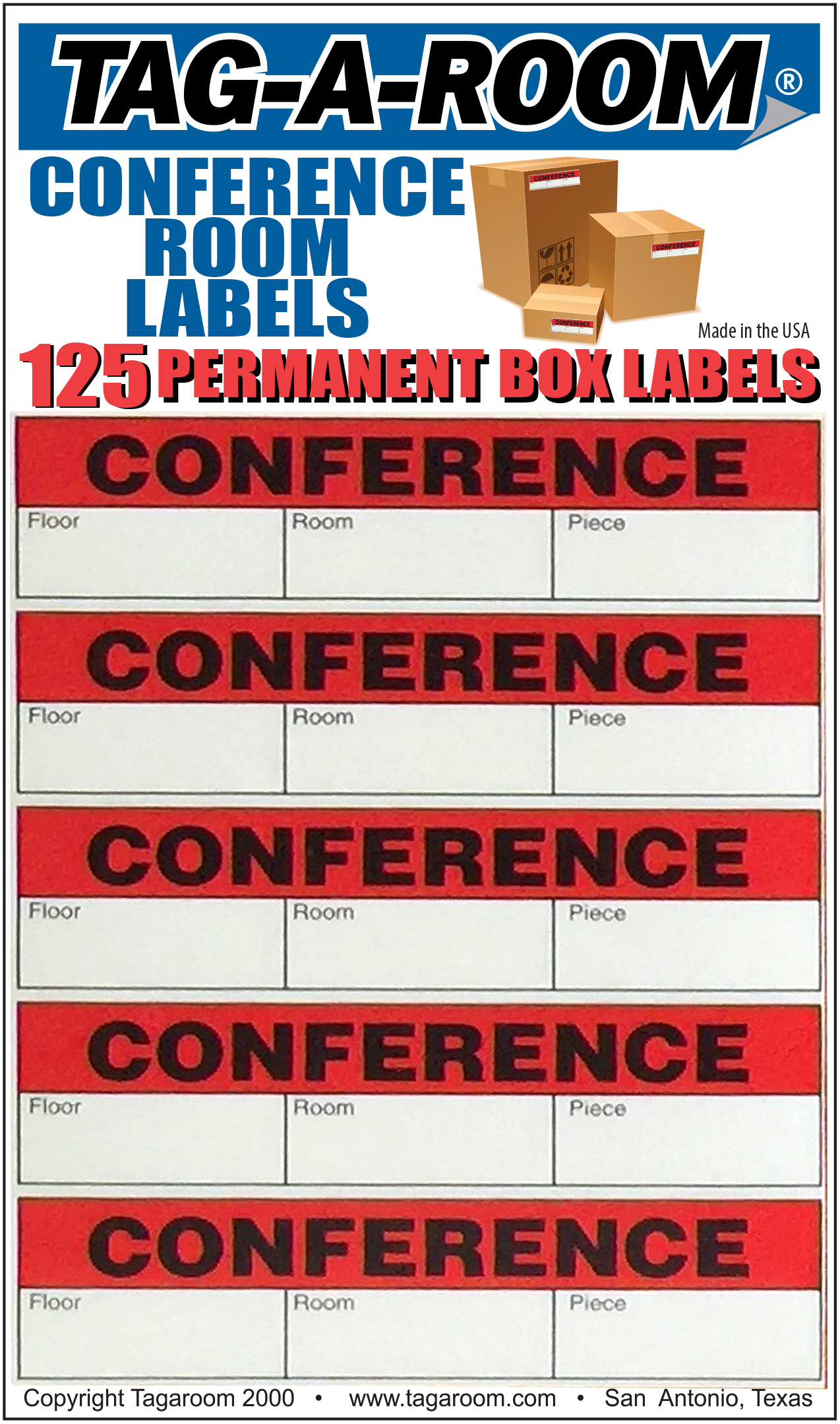 Office - Label - Conference Room - 125 Count 011236