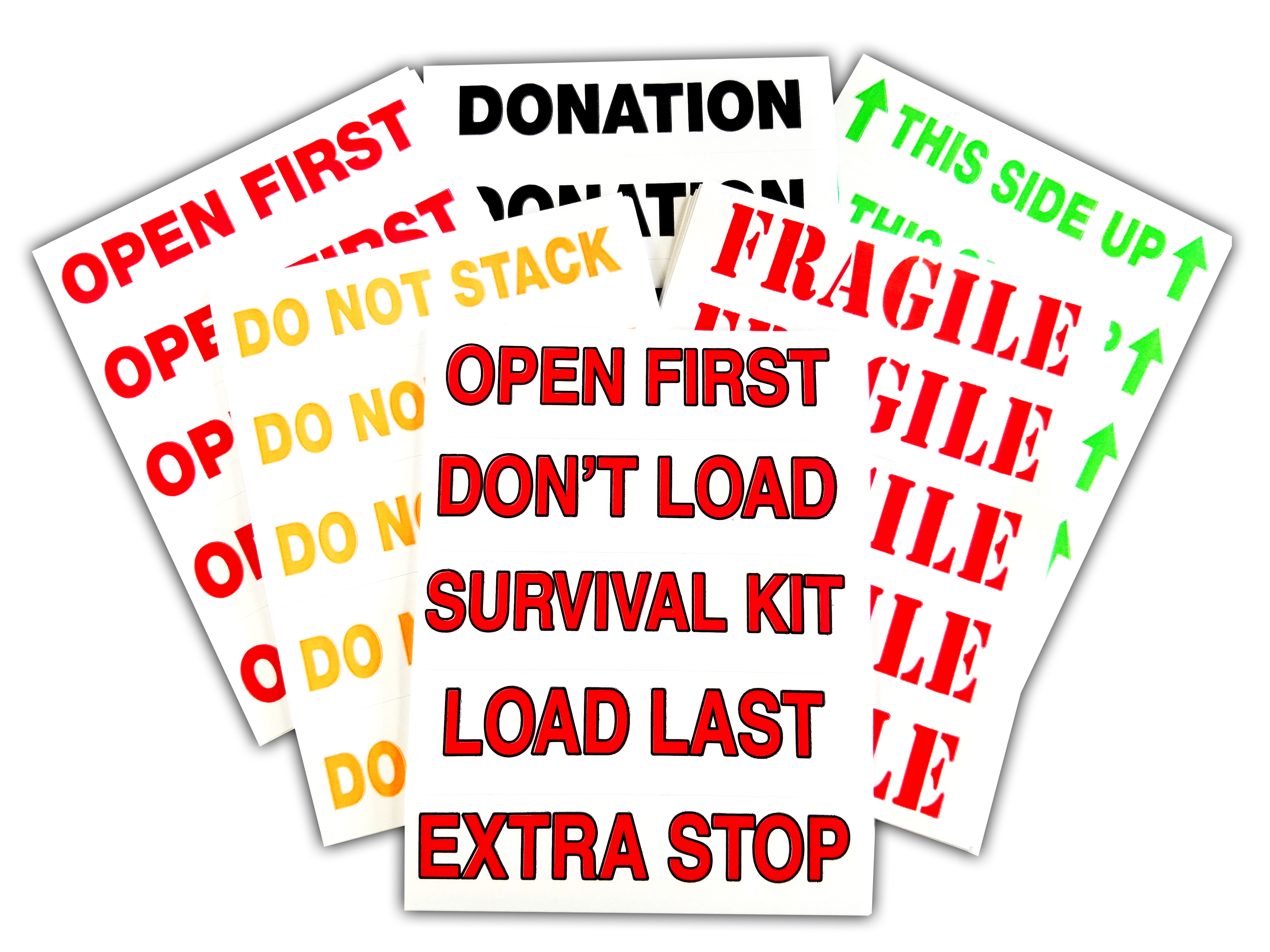 Alert Labels Pack - 225 Count