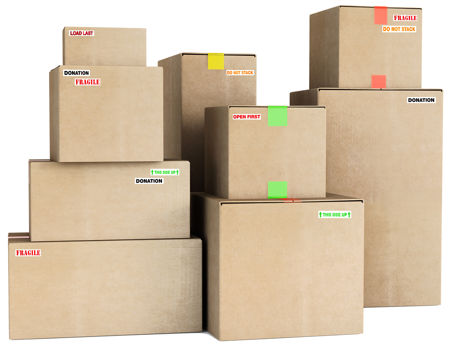 Alert Labels Pack - 225 Count