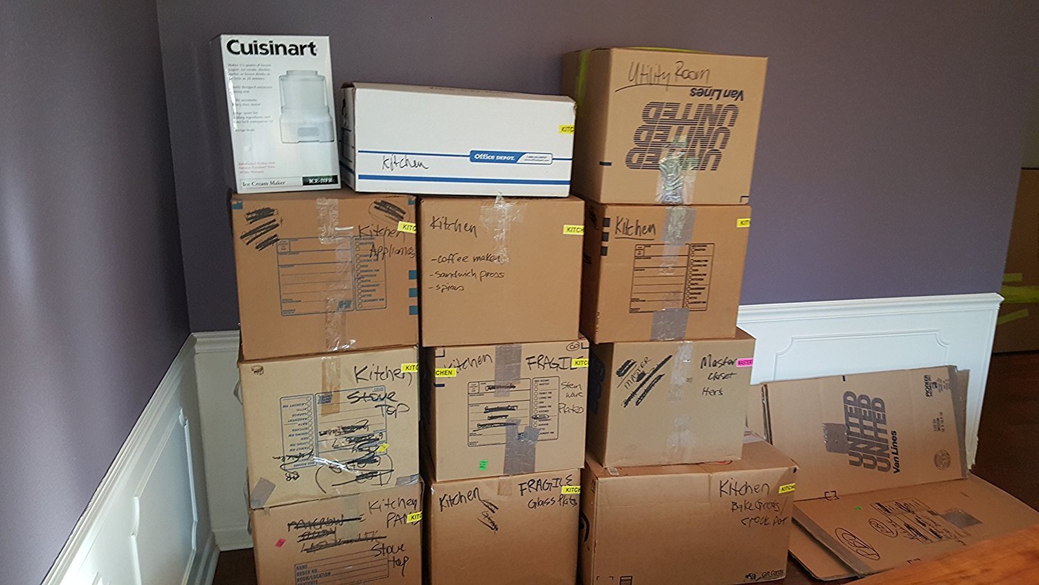 Smooth Move 500 - Color Coded Moving Labels