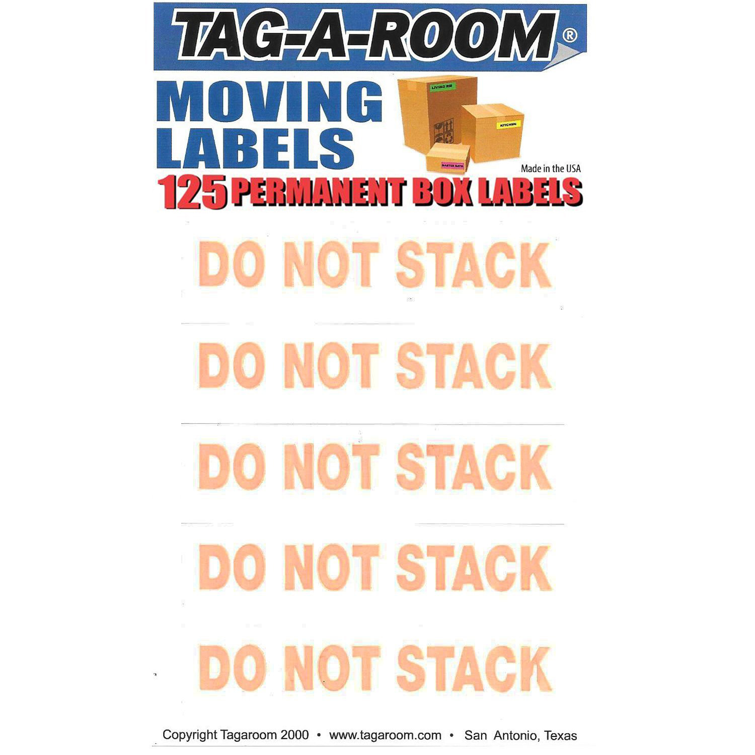 Do Not Stack Labels - 125 Count Do Not Stack Labels - 125 Count