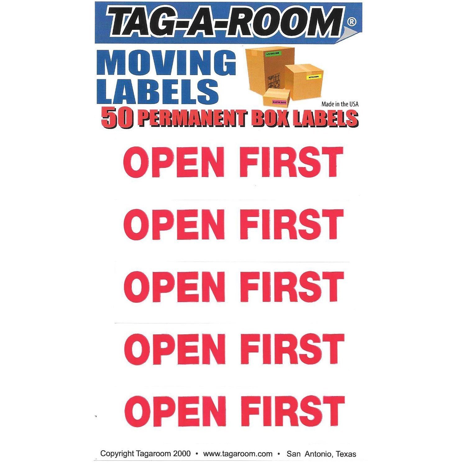 Open First Labels - 50 Count 011546-50
