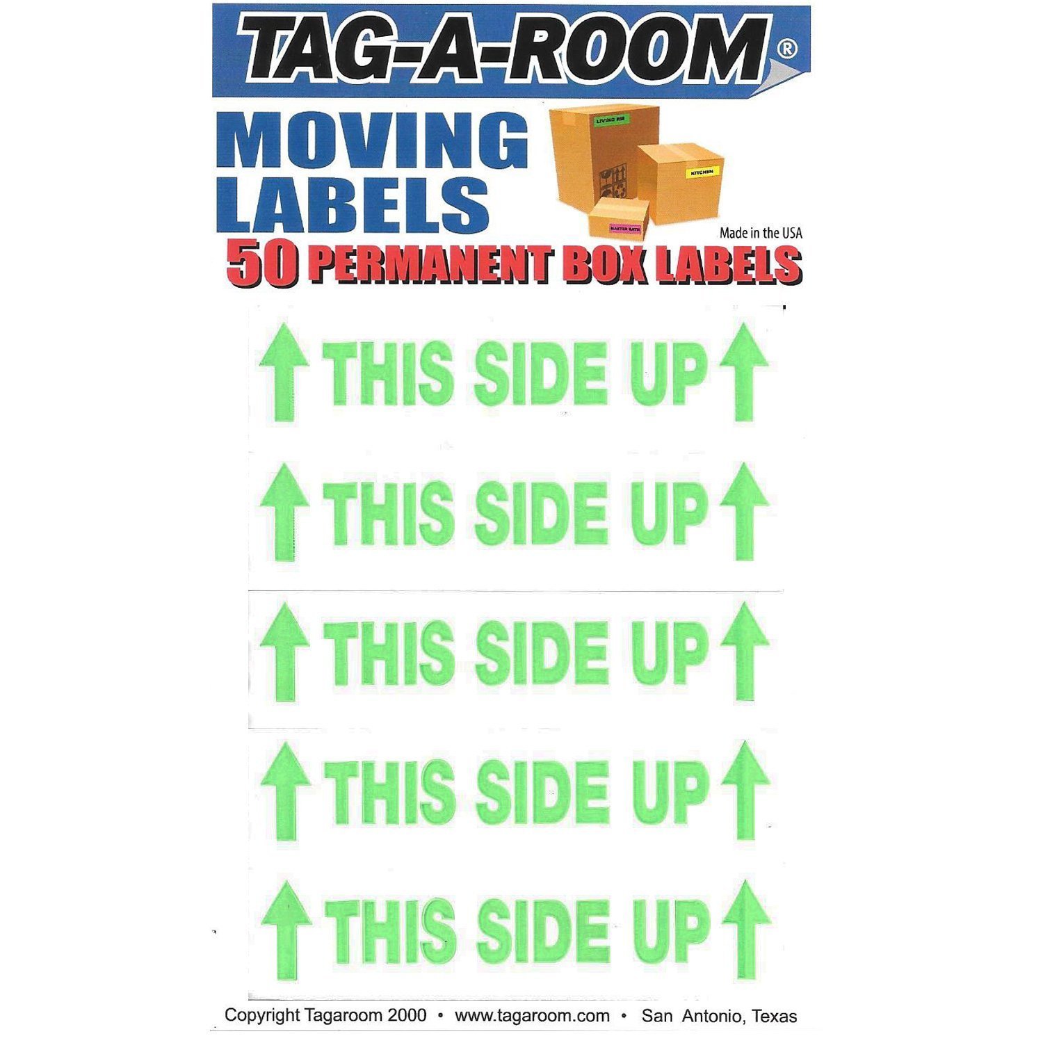 This Side Up Labels - 50 Count 011560-50