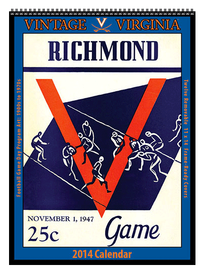 Virginia 2014 Vintage Football Calendar 3106