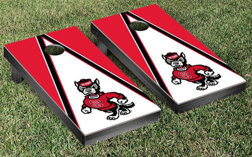 NC State Cornhole Game Set - Triangle Mr. Wolf 2163