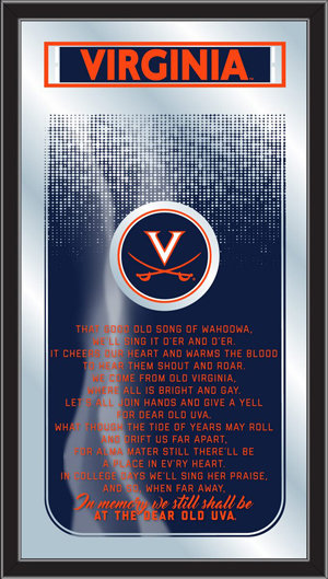Virginia Fight Song Mirror 3309
