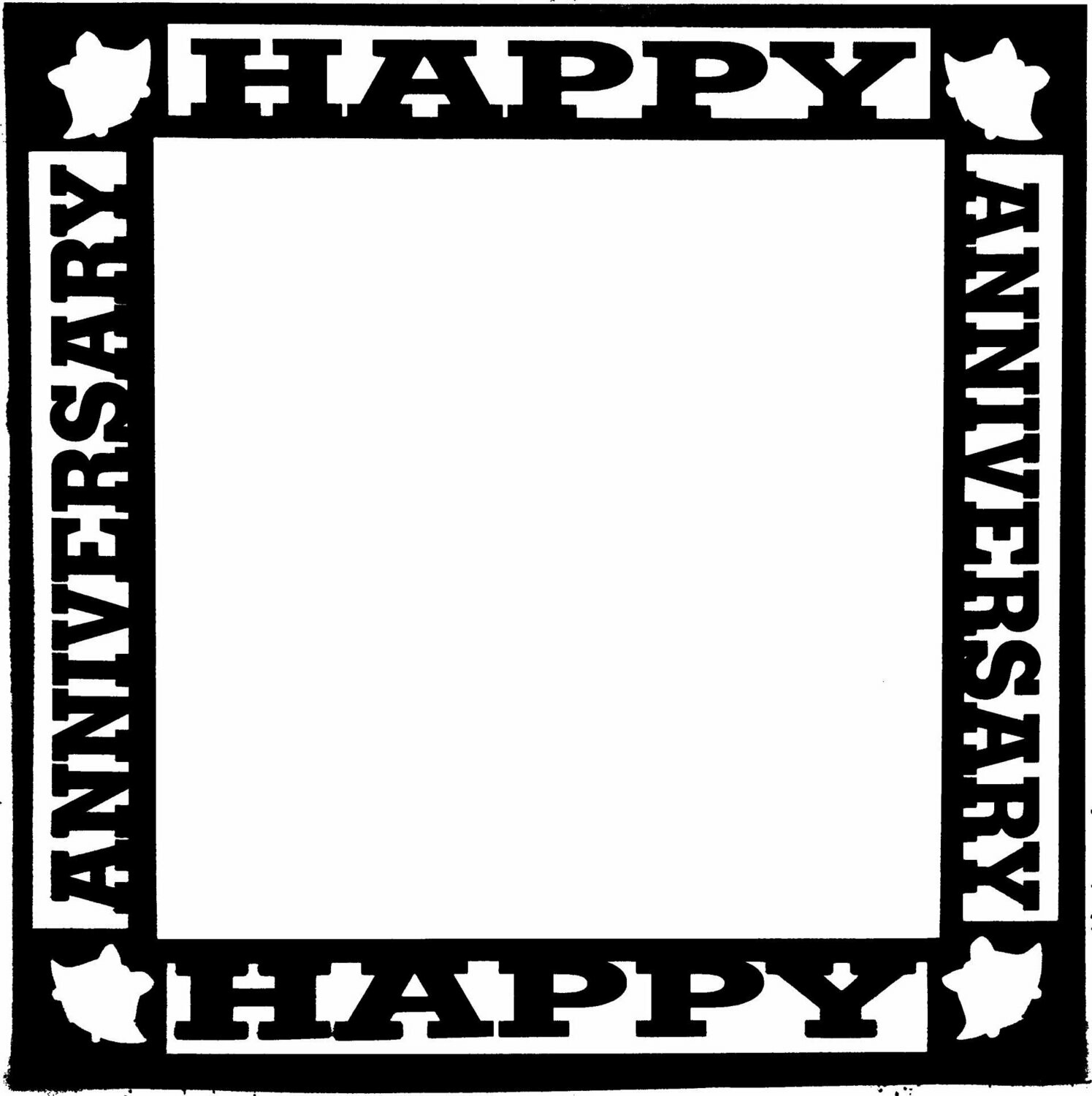 Happy Anniversary Frame