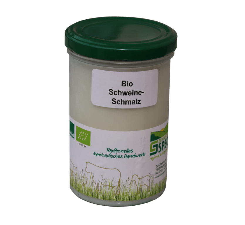 Bio Schweineschmalz Bio Schweineschmalz