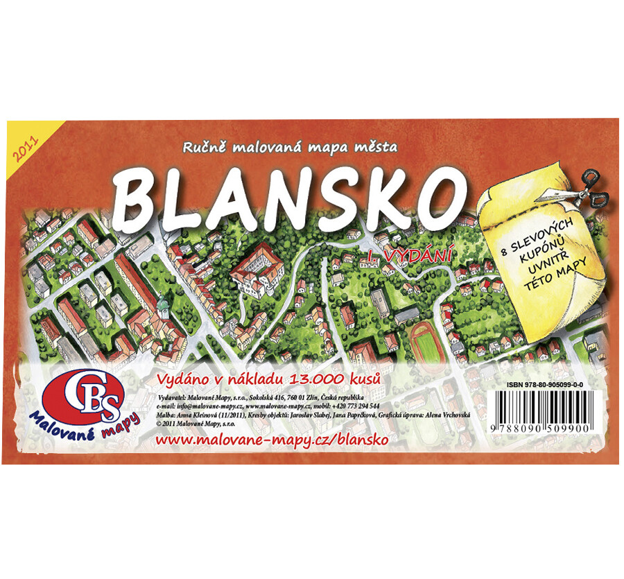 Mapa Blanska Mapa Blanska