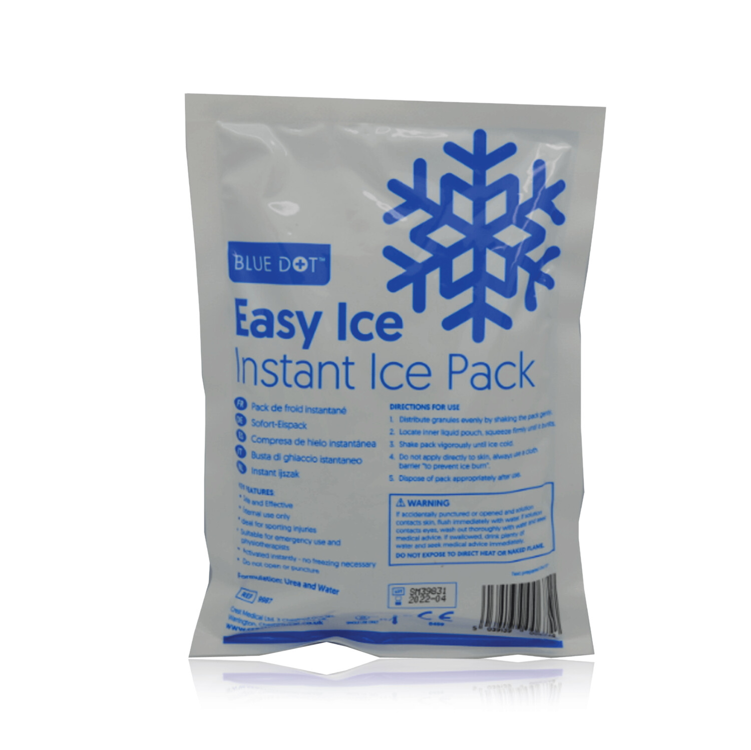 small blue ice packs