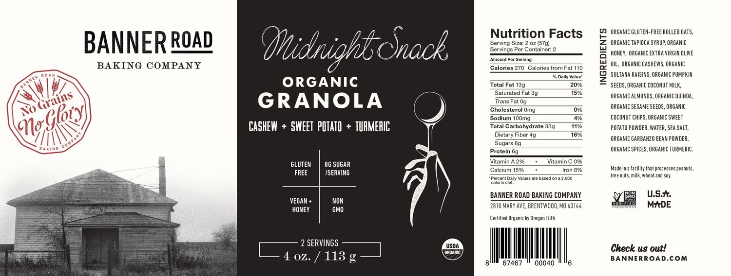 Banner Road Baking Company 4 Oz Midnight Snack Granola